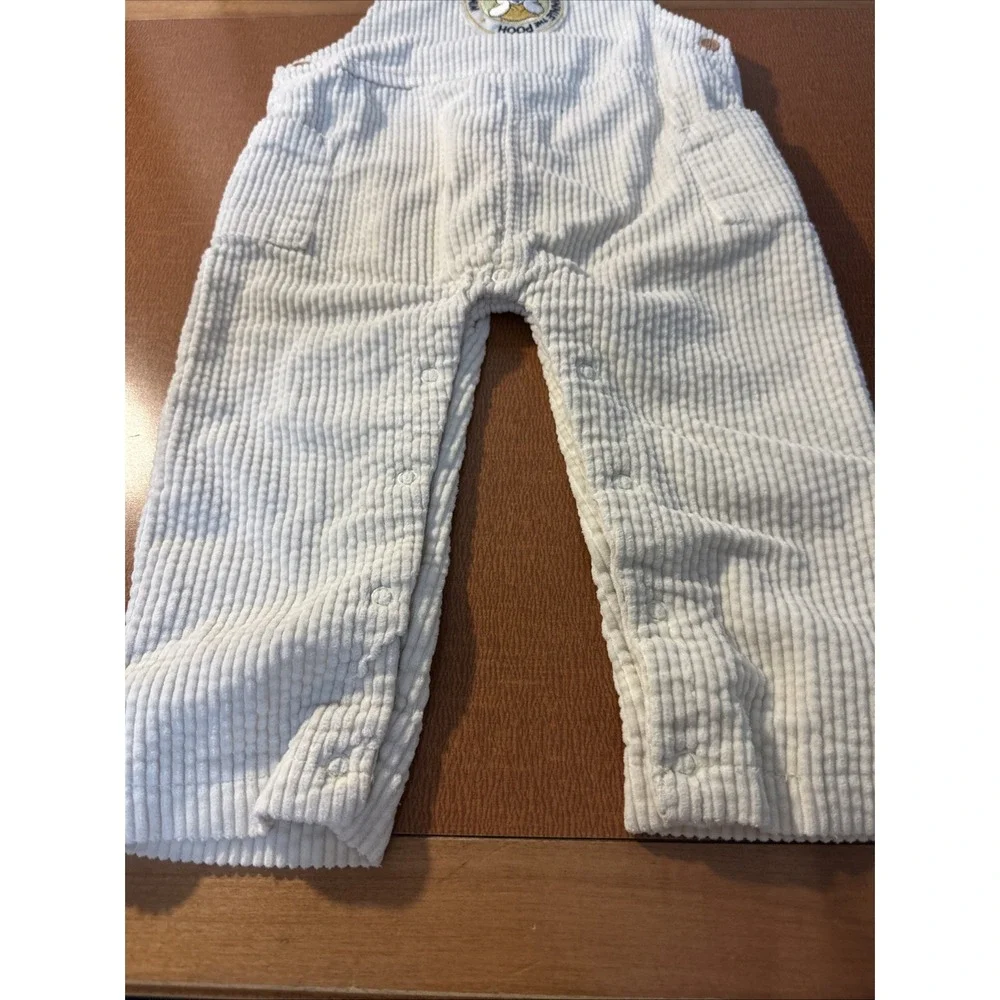 Disney Winnie the Pooh Disney Baby Size 24M Embroidered Bib Corduroy Overalls